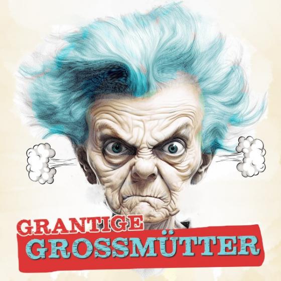 Cover-Bild Grantige Grossmütter Malbuch für Erwachsene