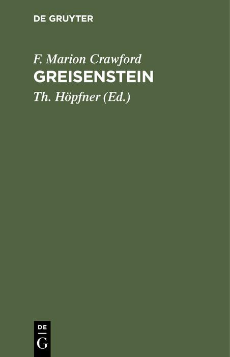 Cover-Bild Greisenstein