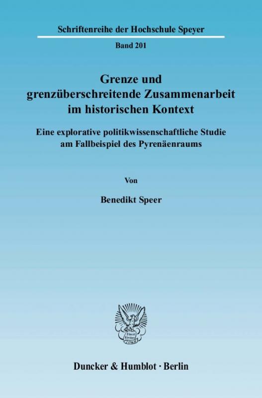 Cover-Bild Grenze und grenzüberschreitende Zusammenarbeit im historischen Kontext.