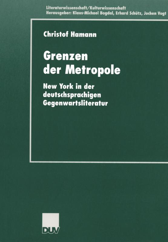 Cover-Bild Grenzen der Metropole