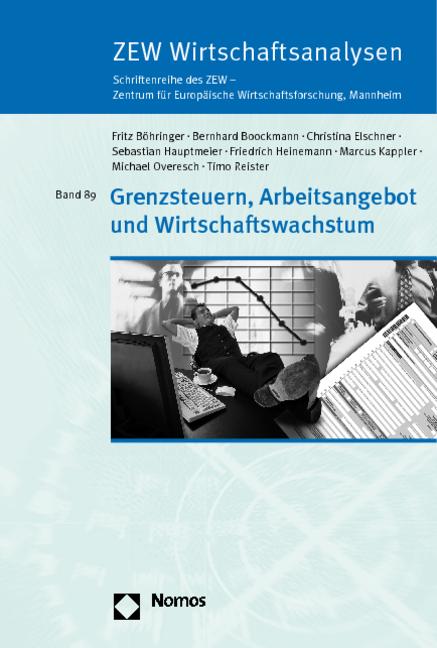 Cover-Bild Grenzsteuern, Arbeitsangebot und Wirtschaftswachstum