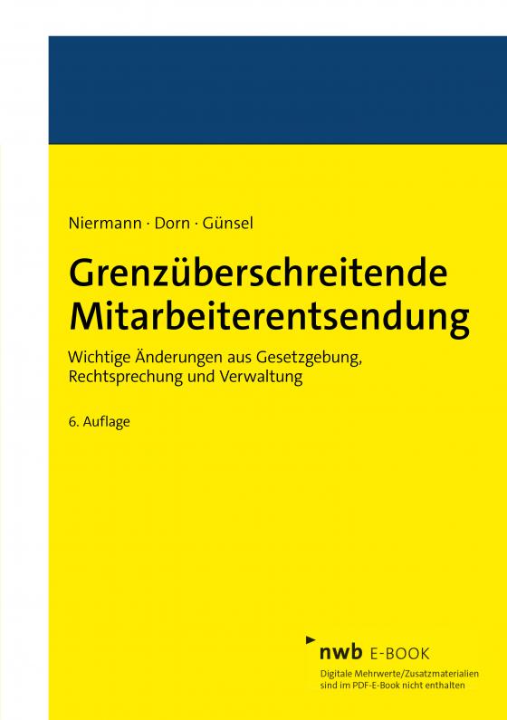 Cover-Bild Grenzüberschreitende Mitarbeiterentsendung