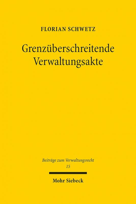 Cover-Bild Grenzüberschreitende Verwaltungsakte