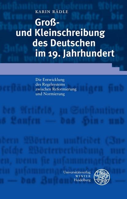 Cover-Bild Groß- und Kleinschreibung des Deutschen im 19. Jahrhundert