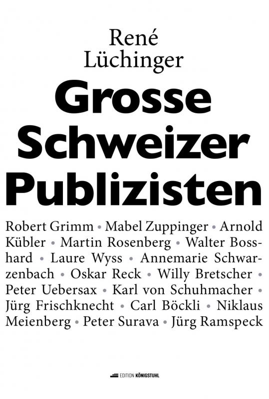 Cover-Bild Grosse Schweizer Publizisten