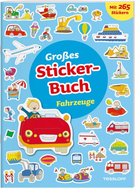 Cover-Bild Großes Sticker-Buch Fahrzeuge