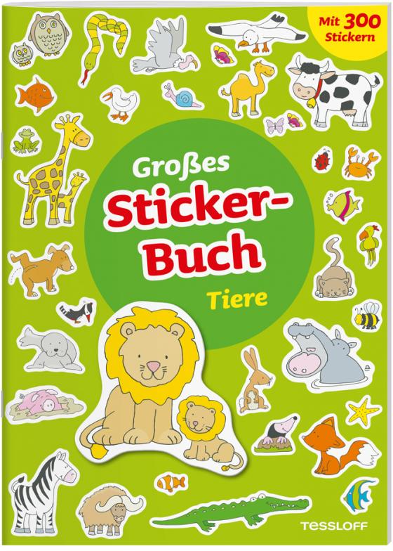 Cover-Bild Großes Sticker-Buch Tiere