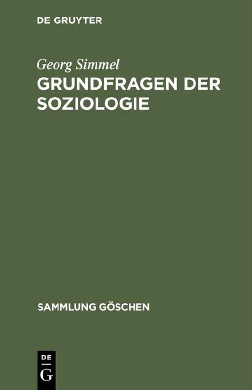 Cover-Bild Grundfragen der Soziologie