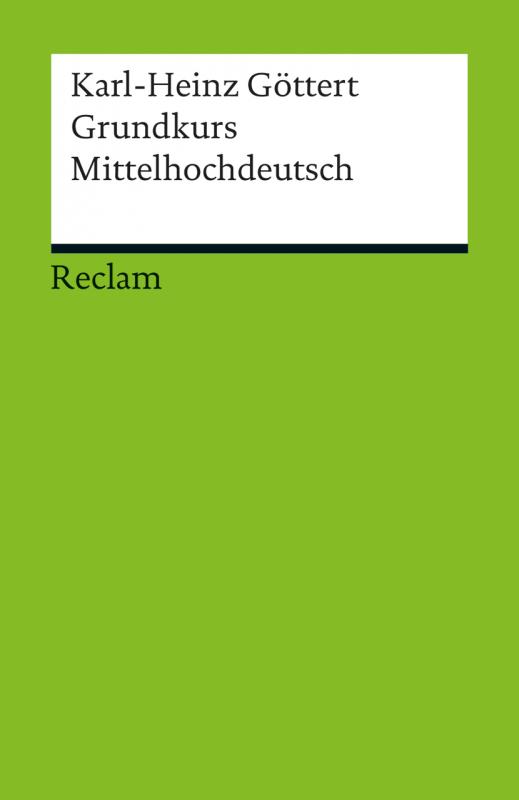 Cover-Bild Grundkurs Mittelhochdeutsch