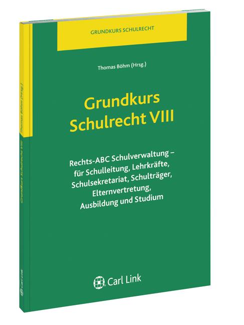 Cover-Bild Grundkurs Schulrecht VIII