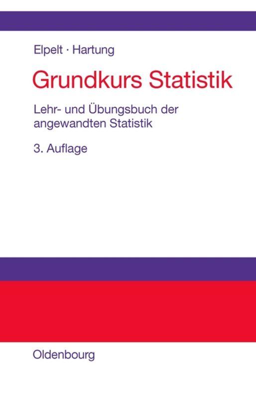 Cover-Bild Grundkurs Statistik