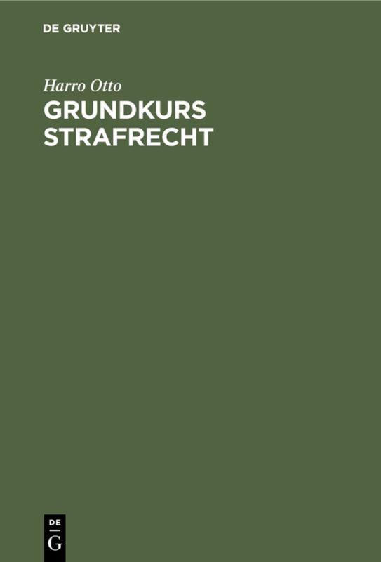 Cover-Bild Grundkurs Strafrecht