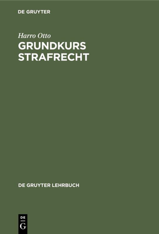 Cover-Bild Grundkurs Strafrecht