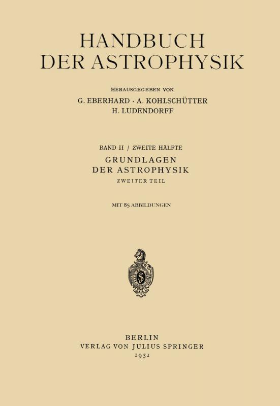 Cover-Bild Grundlagen der Astrophysik