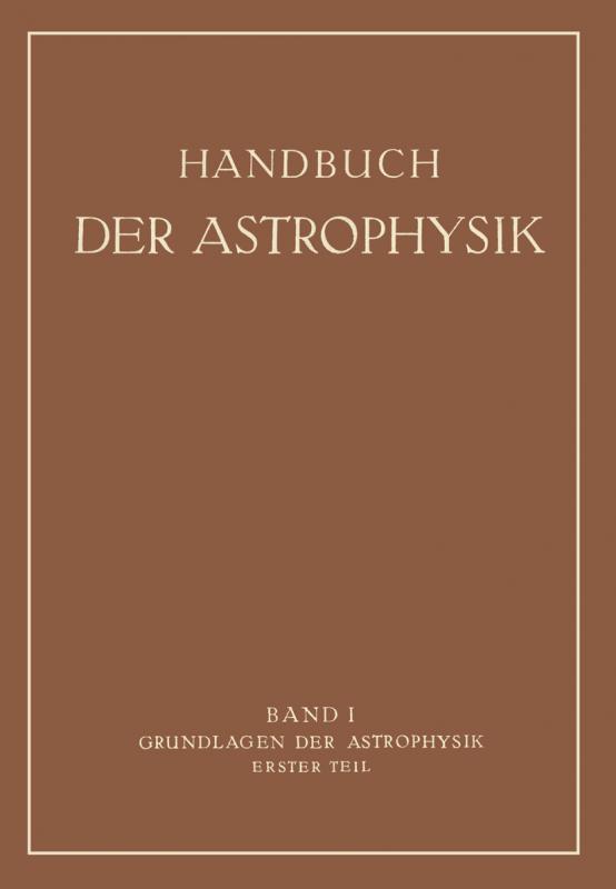 Cover-Bild Grundlagen der Astrophysik