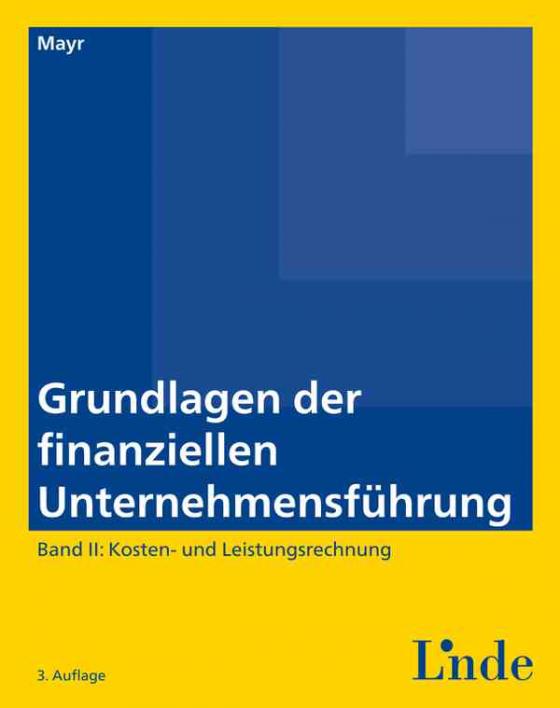 Cover-Bild Grundlagen der finanziellen Unternehmensführung, Band II