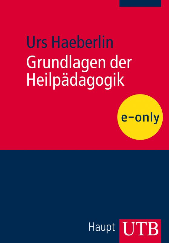 Cover-Bild Grundlagen der Heilpädagogik