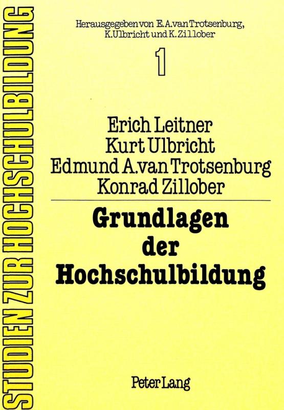 Cover-Bild Grundlagen der Hochschulbildung