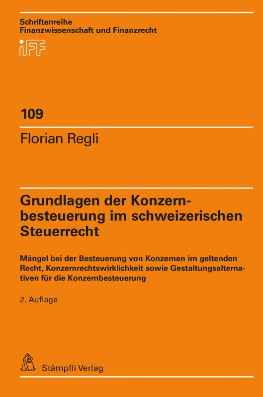 Cover-Bild Grundlagen der Konzernbesteuerung im schweizerischen Steuerrecht