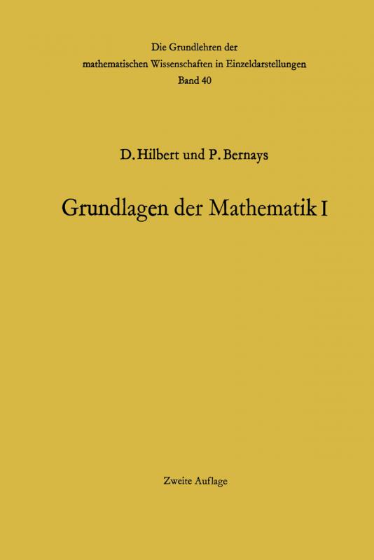 Cover-Bild Grundlagen der Mathematik I