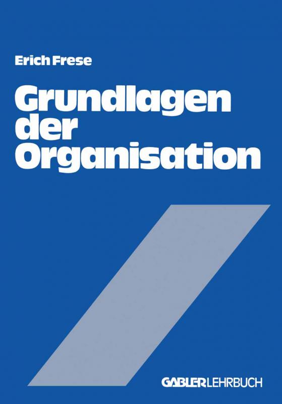 Cover-Bild Grundlagen der Organisation