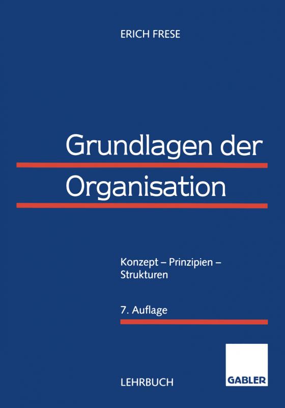 Cover-Bild Grundlagen der Organisation