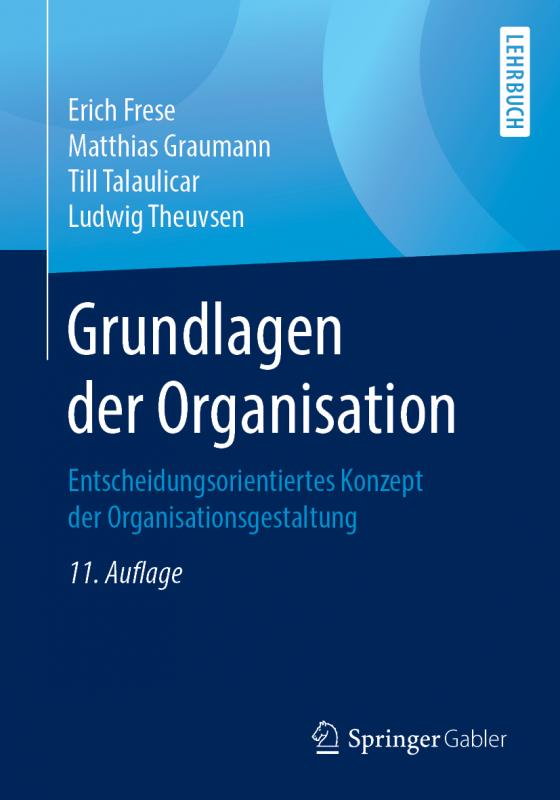 Cover-Bild Grundlagen der Organisation