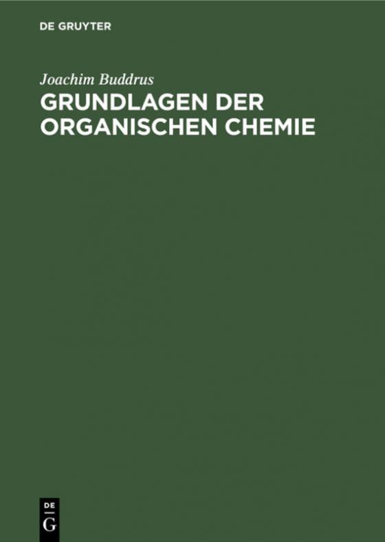 Cover-Bild Grundlagen der Organischen Chemie