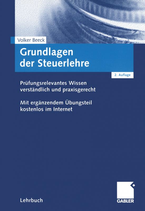 Cover-Bild Grundlagen der Steuerlehre