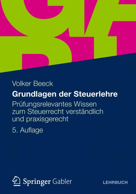 Cover-Bild Grundlagen der Steuerlehre