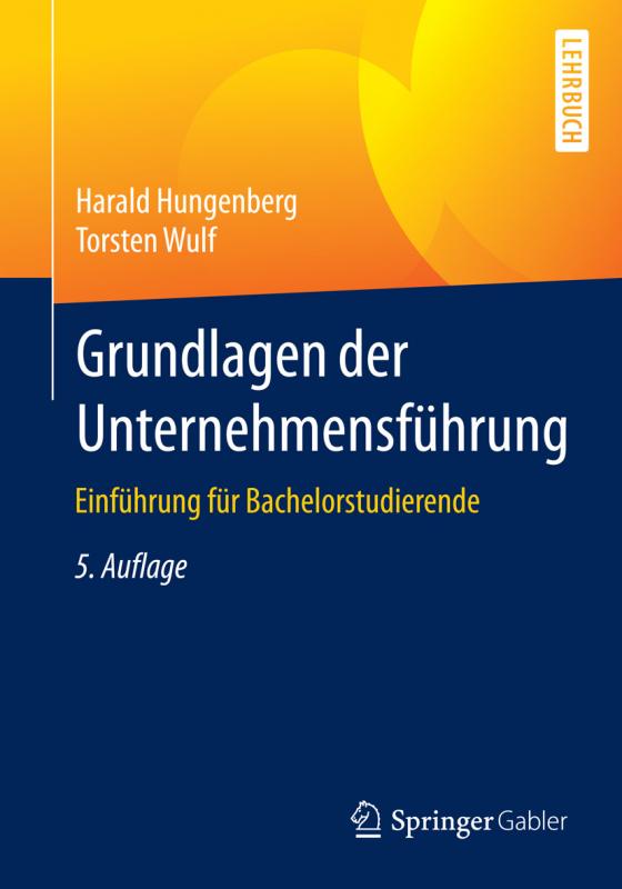 Cover-Bild Grundlagen der Unternehmensführung