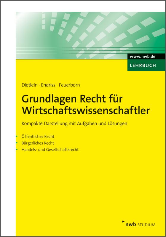 Cover-Bild Grundlagen Recht für Wirtschaftswissenschaftler