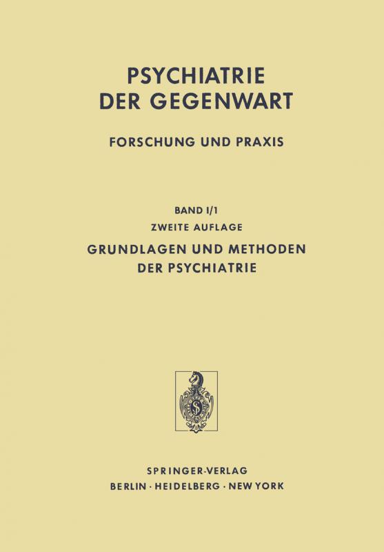 Cover-Bild Grundlagen und Methoden der Psychiatrie