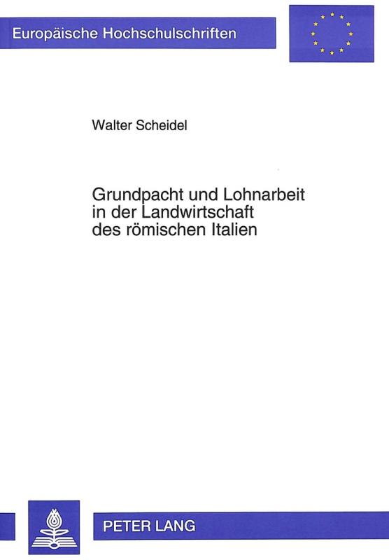 Cover-Bild Grundpacht und Lohnarbeit in der Landwirtschaft des römischen Italien