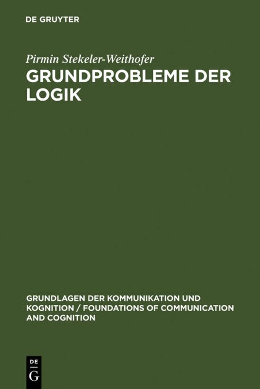 Cover-Bild Grundprobleme der Logik