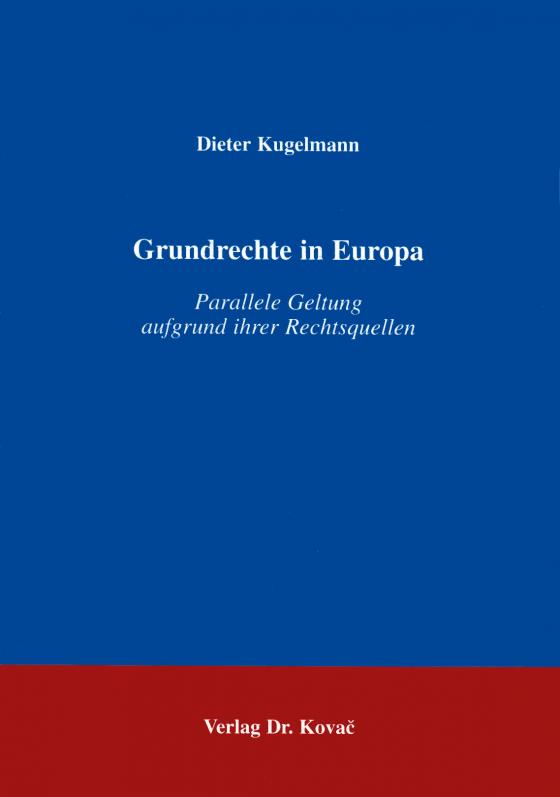 Cover-Bild Grundrechte in Europa
