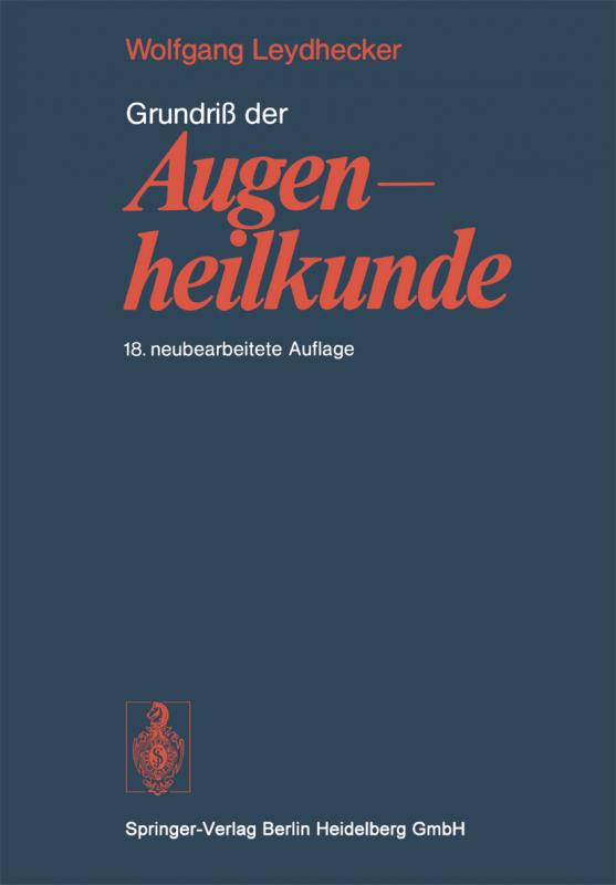 Cover-Bild Grundriß der Augenheilkunde