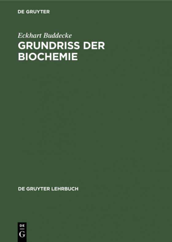 Cover-Bild Grundriss der Biochemie