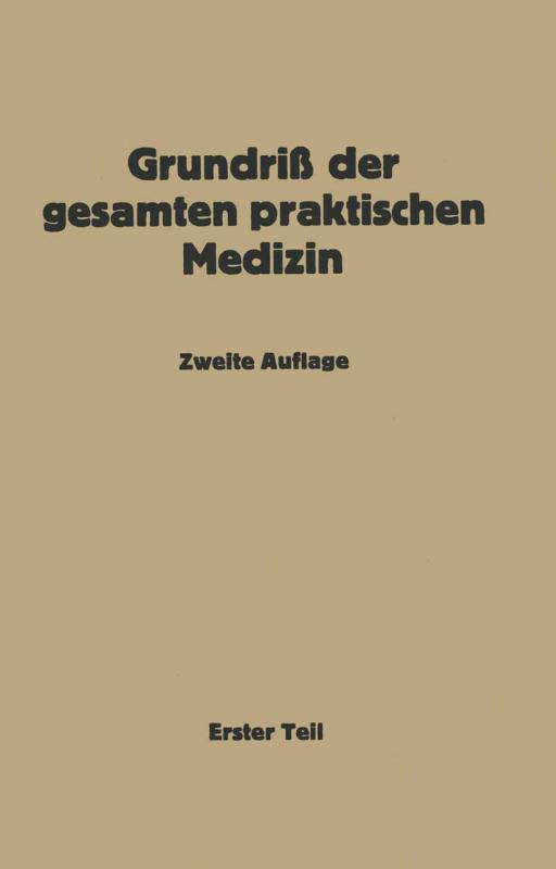 Cover-Bild Grundriß der gesamten praktischen Medizin