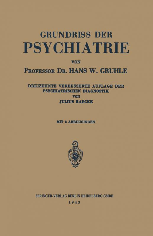 Cover-Bild Grundriss der Psychiatrie