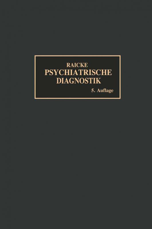 Cover-Bild Grundriss der psychiatrischen Diagnostik