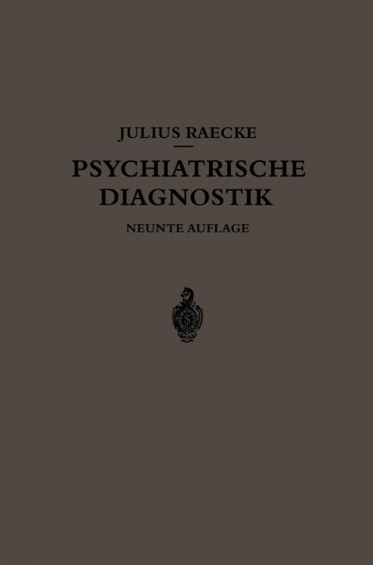 Cover-Bild Grundriss der Psychiatrischen Diagnostik