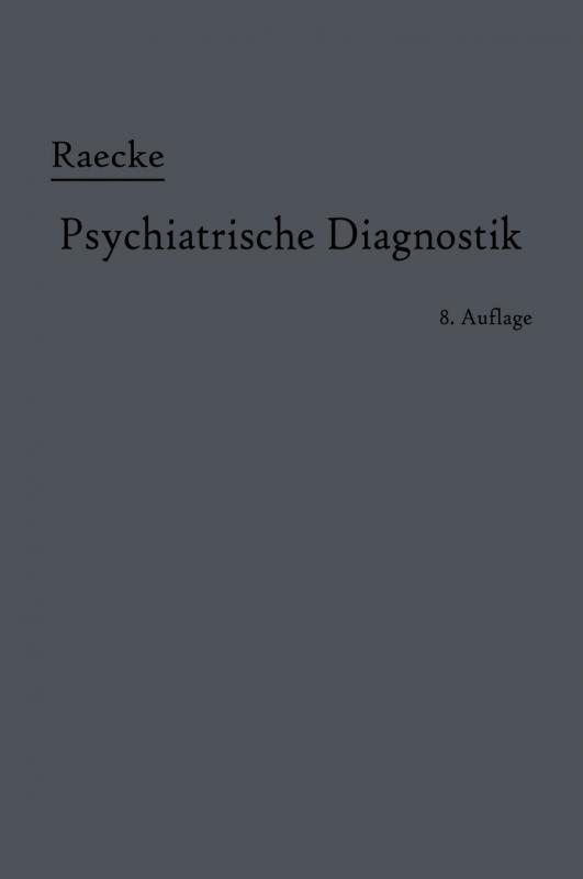 Cover-Bild Grundriss der psychiatrischen Diagnostik