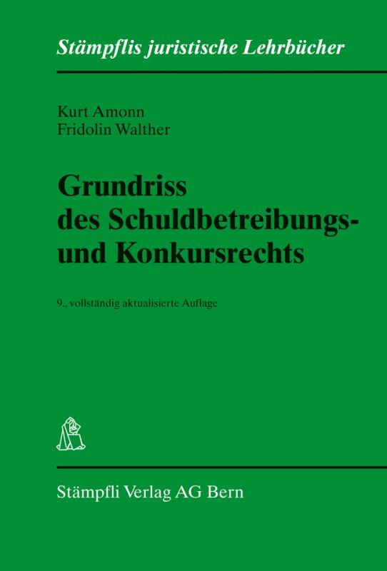 Cover-Bild Grundriss des Schuldbetreibungs- und Konkursrechts