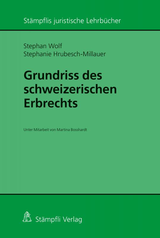 Cover-Bild Grundriss des schweizerischen Erbrechts