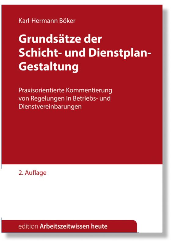 Cover-Bild Grundsätze der Schicht- und Dienstplan-Gestaltung