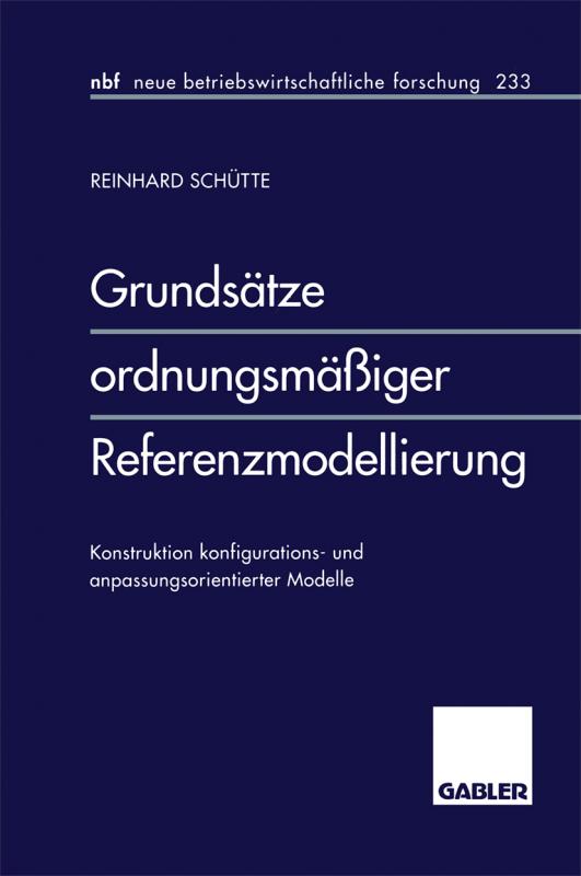 Cover-Bild Grundsätze ordnungsmäßiger Referenzmodellierung