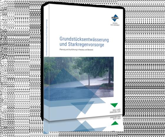 Cover-Bild Grundstücksentwässerung und Starkregenvorsorge