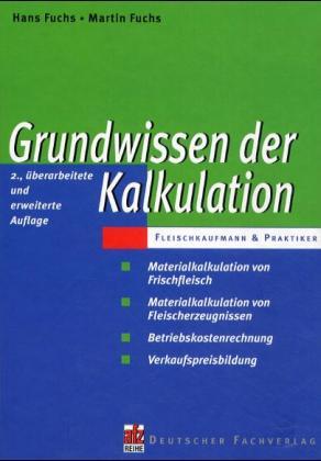 Cover-Bild Grundwissen der Kalkulation