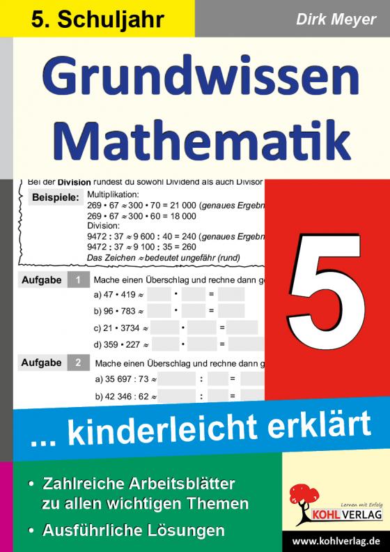 Cover-Bild Grundwissen Mathematik / Klasse 5